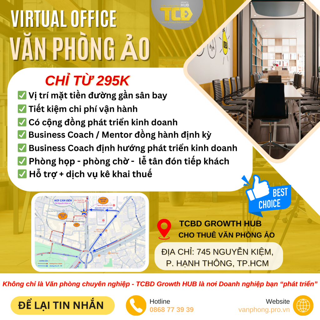 Văn phòng ảo TCBD growth HUB