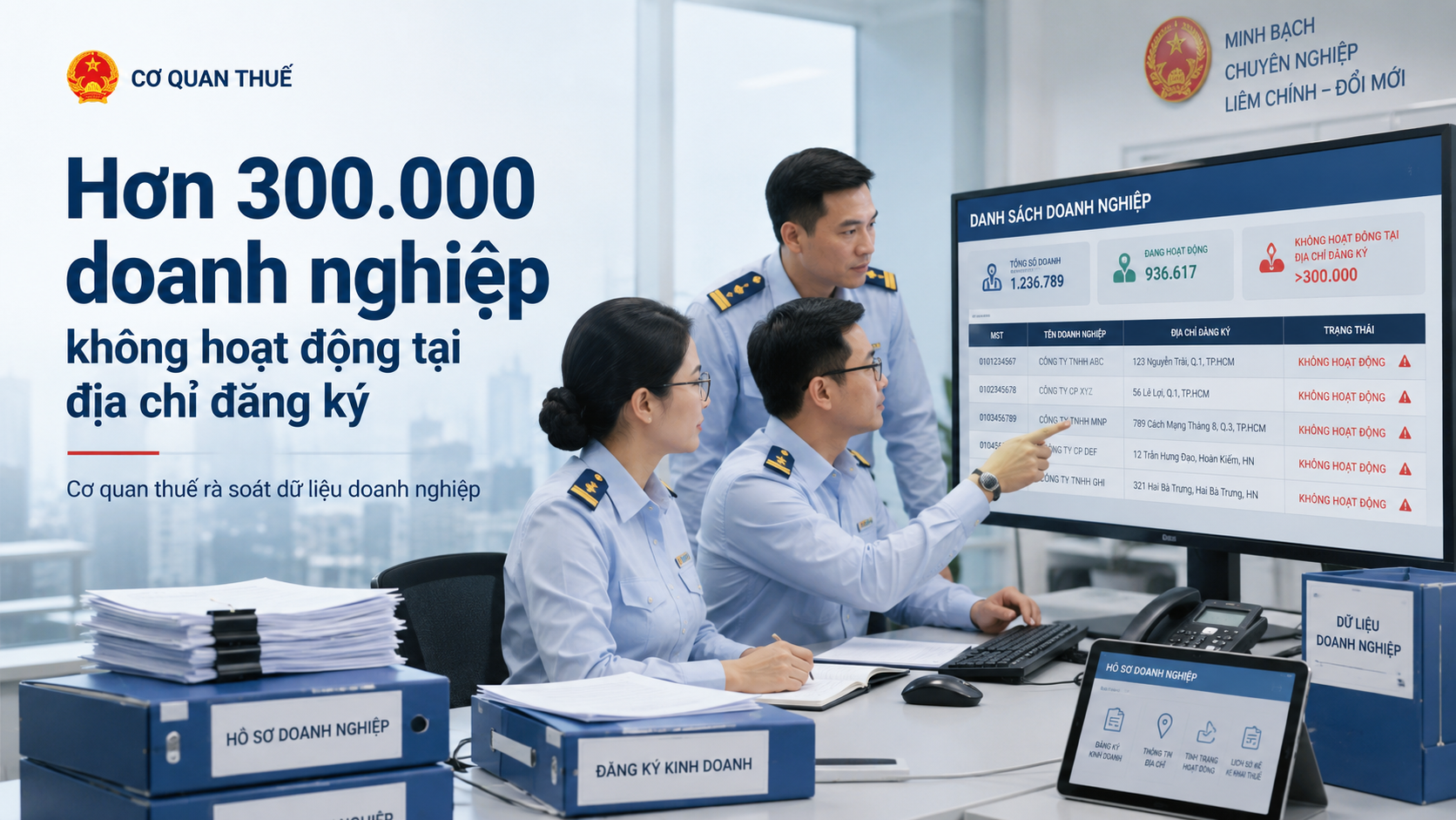 Cảnh báo về địa chỉ ĐKKKD
