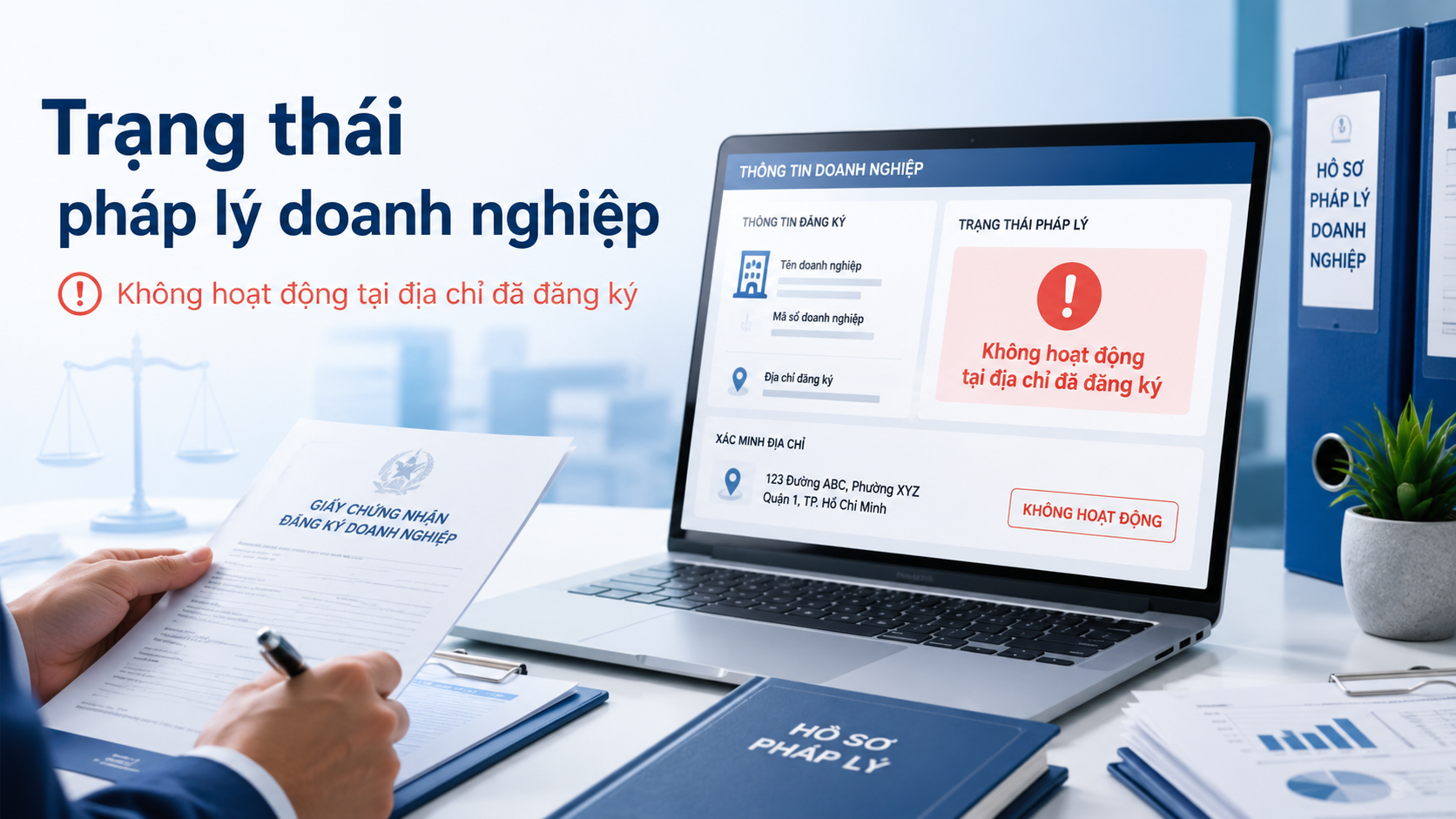 Cảnh báo về địa chỉ ĐKKD